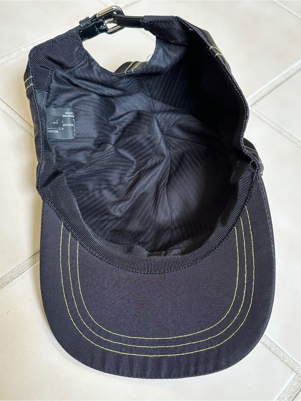 🆕 Prada Re-Nylon Baseball Cap UNISEX NWOT - Picture 8 of 8